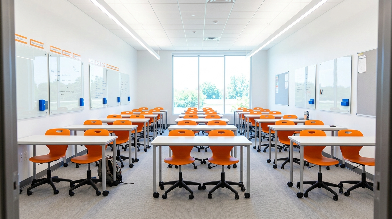 教室写真2 — 自習スペース